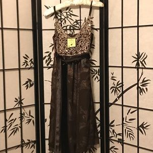 NEW Mixed Material Bohemian-Style Dress